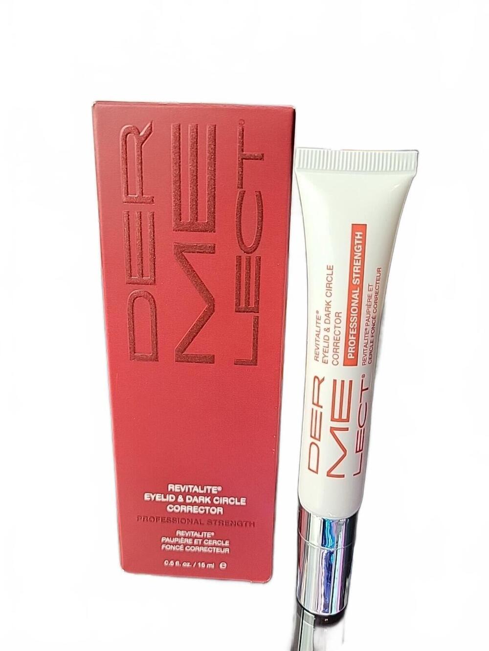 NEW Dermelect Revitalite Professional Eyelid & Dark Circle Corrector .5 oz